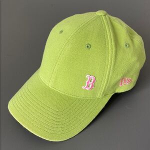 New Era Women's Lime Green & Pink Boston Red Sox Baseball Hat Cap Street Casual